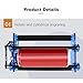 TWOTREES 360°Laser Rotary Roller,Y-axis Rotary Roller Engraving Module with Engraver Heightening Column for Engraving Cylindrical Objects Cans (Engraving Axis Tools+Engraver Heightening Column)