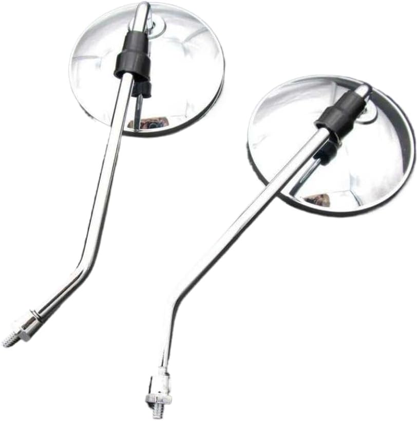 2pcs Motorcycle Back View Mirror Electric Rearview Mirrors