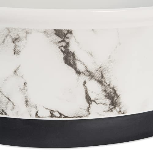 Bone Dry Pet Bowl Collection Ceramic Set, Medium, Marble, 2 Count White by Bone Dry - Image 6