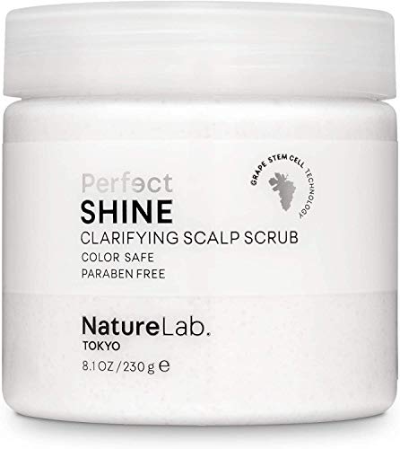 NatureLab Tokyo Perfect Shine Clarifying Scalp Scrub - Exfoliating Scalp Sugar Scrub