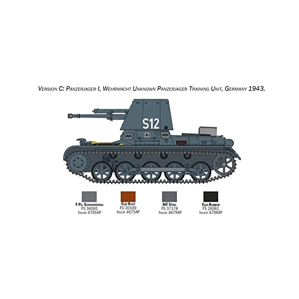 Italeri 6577S 1:35 Ger. Panzerjäger I, Modellbau, Bausatz, Standmodellbau, Basteln, Hobby, Kleben, Plastikbausatz… – Bild 7