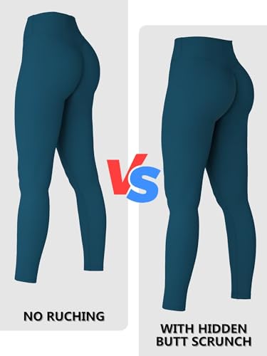 Image of Sunzel Sunzfly Invisible Butt Scrunch Workout Leggings for Women, Butt Lifting High Waisted Gym Yoga Pants with Tummy Control