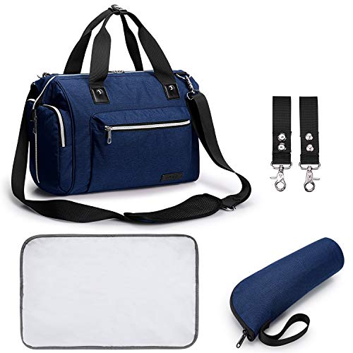 S-ZONE Bolsa de Pañales para Bebés Multifuncionales de Gran Capacidad para Mamá y Papá