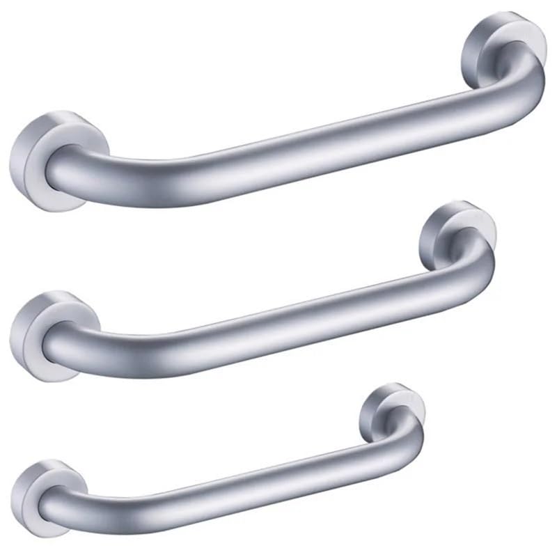 Uchwyt łazienkowy, uchwyty do łazienki, aluminiowy uchwyt podłokietnika wanny, poręcz, uchwyt na ręczniki bezpieczeństwa, srebrny, 40 cm