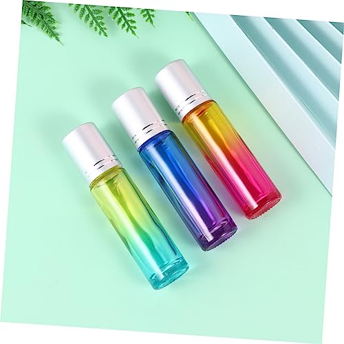 Beaupretty 10 Pçs Mini Frasco De Perfume Frasco Recarregável Roll-On Frasco Cosméticos Contianer Fra