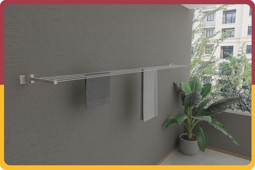 Image of WONJU Foldable Clothes Drying Rack, White Metal, Large, Space Saving, Lightweight, Portable, Multi-Level Drying, Indoor and Outdoor Use Multi Color