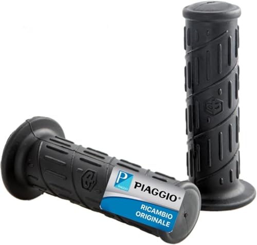 RICAMBIO ORIGINALE PIAGGIO KIT COPPIA DUE MANOPOLA MANOPOLE PER PIAGGIO LIBERTY 50 FINO AL 2008 –LIBERTY 125 FINO AL 2007 - LIBERTY 200 FINO AL 2006 - VESPA ET2 ET4 50 FINO AL 2005- VESPA ET4 125 FINO AL 2002.