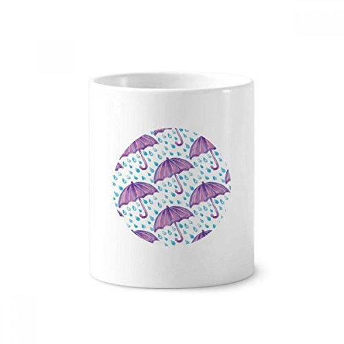 Mug violet aquarelle 350 ml céramique pour organiser le bureau