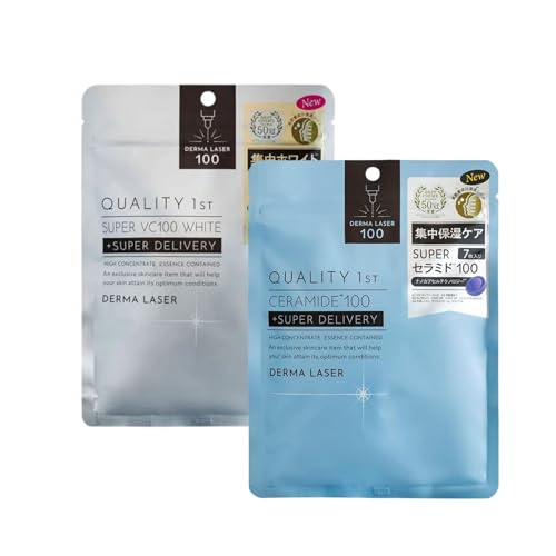 �i����12�Z�b�g�ADERMA LASER �X�[�p�[�A�[���C���_100�}�X�N 7��+ �_�[�}���[�U�[ �X�[�p�[�Z���~�h100�}�X�N 7��