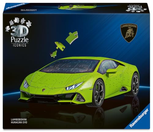 Ravensburger - Puzzle 3D Lamborghini Huracán Evo - Lamborghini Miniature