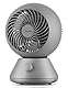 Midea MDF24JG Luftumwälzer Tischventilator-Aerodynamisches Turbosystem, 90°horizontaler Auto-Schwenkbetrieb und 90°manuelle vertikale Neigungsverstellung, leiser Betrieb für Zuhause