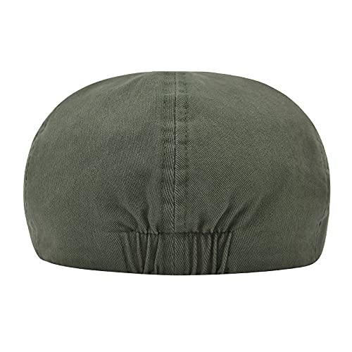 Image of VOBOOM Cotton Flat Cap Cabbie Hat Gatsby IVY Cap Irish Hunting Hat newsboy