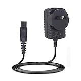 Ac Dc Adapter Charger Compatible for Norelc o Grooming Trimmer Multigroom QG3200 QG3300 Series Sensotouch Speed XL Smarttouch Cool Skin QT4070 QG3380 QG3360 HQ8505 Shaver Power Supply (US Stand）