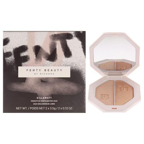 Fenty Beauty Fenty Beauty Killawatt Freestyle Highlighter, Duo Mean Money/hu$Tla Baby, 3.5G X 2 in Mny Hustl Bby – Image 2