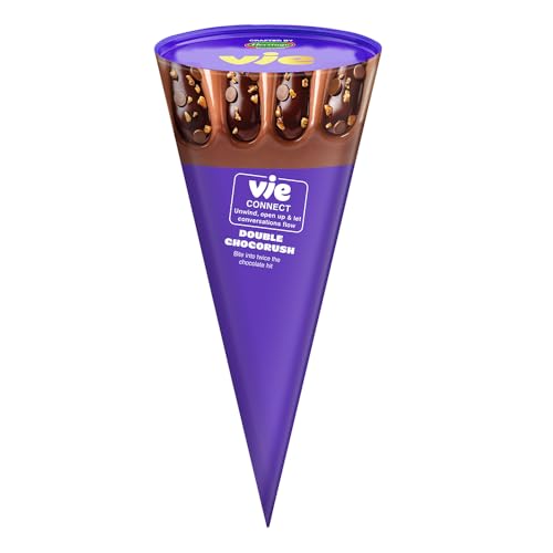 Image of Heritage Alpenvie Double Chocorush Cone Ice Cream 110ml