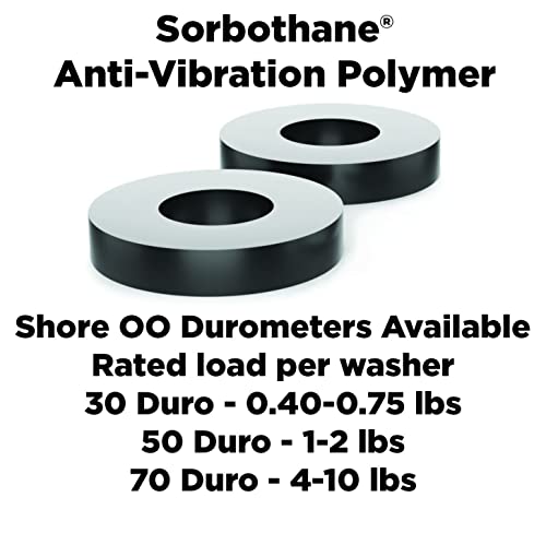 Rondelles d'isolation Sorbothane Isolate It pour stopper les bruits de vibration - 3