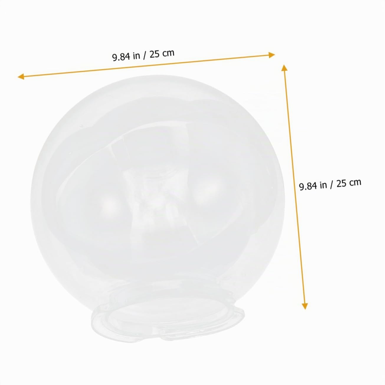 Uonlytech Lampadario Monti Lampada Lampada Di Plastica Per Le Luci Ciondolo Globo Lampadina Sfera Sostituzione Strada Protezione Cm Montaggio Chiaro Post Paralume Ombra Giardino Copertura