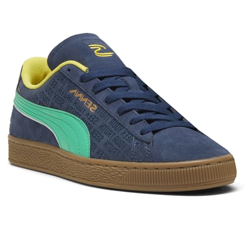 PUMA Mens Senna A Vida Suede Lace Up Sneakers Shoes Casual - Blue - Size 7.5 M2