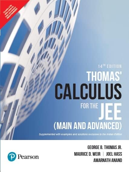 Pearson THOMAS' CALCULUS FOR THE JEE MAIN & ADVANCED
