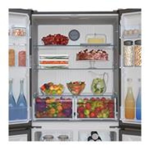 Image of Haier 531 L French Door Refrigerator Appliance (HRB-550KS, Black Steel)
