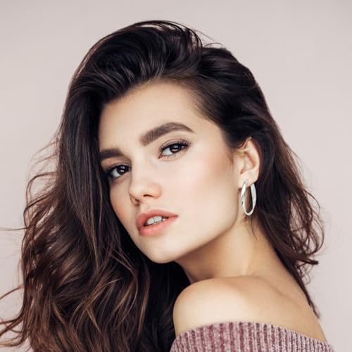 925 Sterling Silver Post Hoop Earrings For Women Mobius Strip Twist hoop Earring Fine Jewelry2