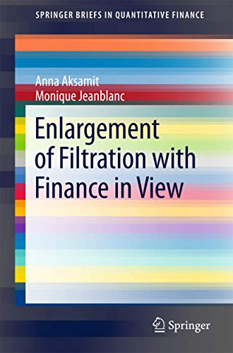 Enlargement of Filtration with Finance in View (SpringerBriefs in Quantitative Finance)