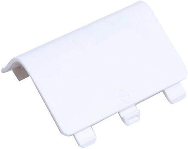 Gamer Gear Battery Case - Battery Cover for Xbox One Controller and Xbox One S Controller - Replacement Xbox Controller Back Cover - White Lightweight and Compact Xbox Controller Battery Door