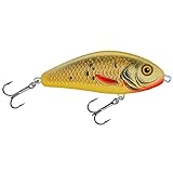 Salmo Fatso 10cm 52g Sinking - Jerkbait Wobbler, Salmo Farben:Golden Bait
