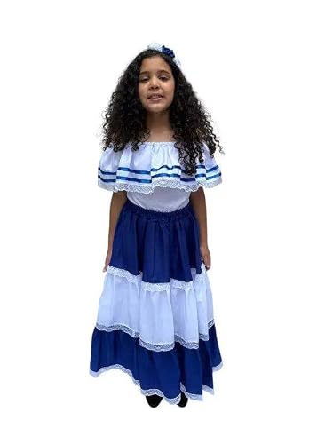 Salvadoran Traditional Girls Fiesta Dress for El Salvador 4