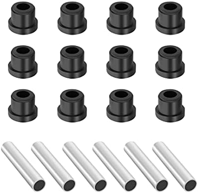 Golf Cart Bushing and Sleeve Kits, Rear Leaf Spring Bushing & Sleeves Kits for EZGO TXT 1994-UP and Club Car DS Models Gas & Electric 1981 + UP, 6 Sleeves and 12 bushings. 1012303 1015583