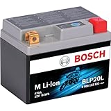 BOSCH BLP20L - Group 20-12V Lithium Battery - Powersport Li-ion Phosphate - 120A for Motorcycles, ATV/UTV, Snow Mobiles, Personal Watercrafts, Scooters and Jet Skis - 6.89″ x 3.43″ x 6.10″