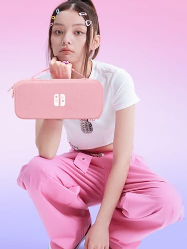 【2025年新版モデルケース】 Switch2 ケース 高密度EVA防水 耐衝撃 ハードシェル スイッチ ケース ゲームカード10枚収納 兼容Switch/有機ELモデル 収納バッグ ポーチ コンパクト 軽量 全面保護 保護カバー ポータブル 持ち運び 旅行