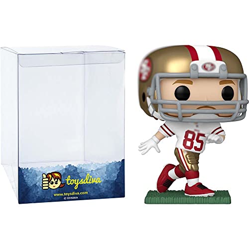 Georg E Kittle: P O P ! Football Vinyl Figurine Bundle With 1 Compatible 'Toysdiva' Graphic Protector (167-65682 - B)
