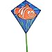 Produktbild HQ 100102 - Eddy Clownfish, Kinderdrachen Einleiner, ab 5 Jahren, 68x68cm und 200cm Drachenschwanz, inkl. 17kp Polyesterschnur 40m auf Spule, 2-5 Beaufort