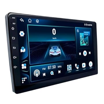 H-TECH Central Multimidia 9pol Octa-Core 4GB 64GB Android 13 Carplay Android Auto