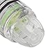 Yuecoom LED Deep Drop Fishing Light, Waterproof Transparent Plastic AA Battery Powered Fish Attracting Lamp, Fishing Lure Light for Trolling Sea Freshwater(Green)
