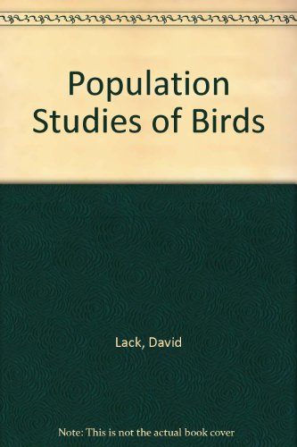 Population Studies of Birds [German] B000J0HLKI Book Cover