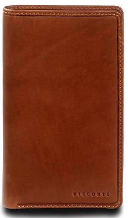 Visconti VCN-20 Secure RFID Blocking Leather Bifold Tall Slim Travel Checkbook Wallet [NEW 2016]2