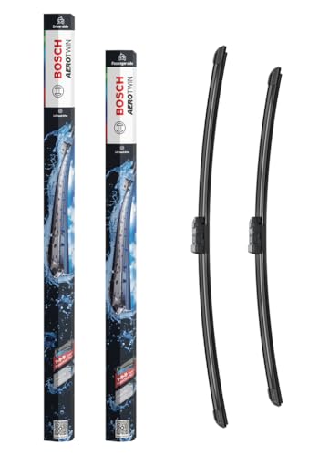Bosch Aerotwin eA 244 S - Jeu de 2 Balais d'essuie-glaces de Remplacement Avant - Livrés avec Adaptateur Pré-assemblé - 625 mm / 550 mm