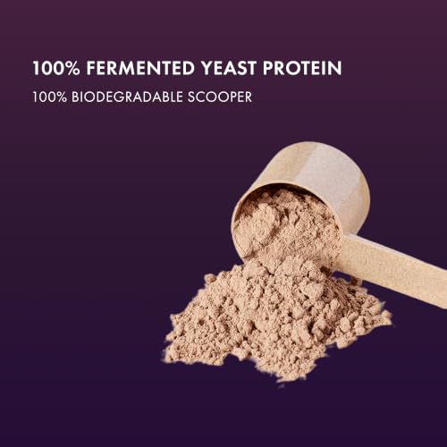 Image of Cosmix Fermented Yeast Protein Powder | 24g Protein | Made with Real Peanut Butter | High Absorption with PDCAAS of 1 | Made In-House | Smooth, Tasty & Gut-Friendly | Peanut Butter Fudge, 38g Sachet