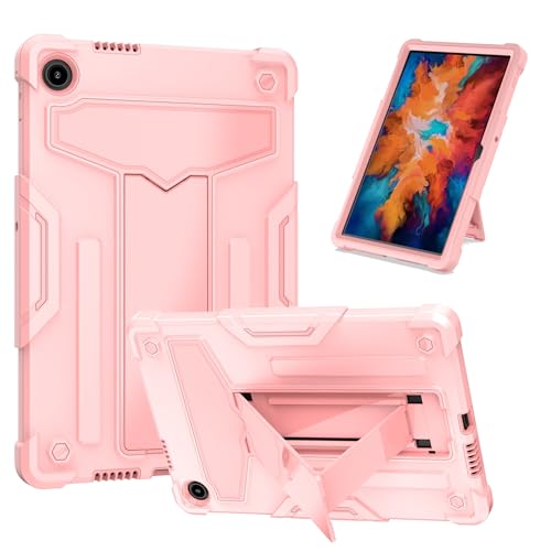 Coque hybride Lenovo Tab 10.1 rose conçue pour un usage familial