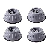 GINHA 4 Stück Anti-Vibrations-Füße Pads Waschmaschine Gummimatte Anti-Vibrations-Pad Trockner Rutschfester Fester Waschmaschinenständer (Color : 4pcs)