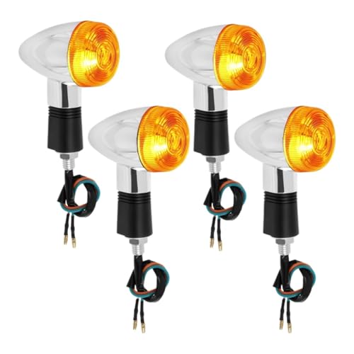 Clignotants moto universels feux avant arrière super lumineux - Lot de 4 pièces
