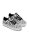 Vans Little Kids' Seldan Shoe - Retro Inspired Fashion Sneakers for Boys & Girls. Checkerboard Black/White. 13.5