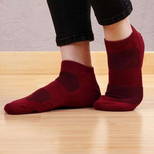 Image of Women's Rayon from Bamboo Fiber Ultra Breathable Superior Wicking Athletic Ankle Sports Socks