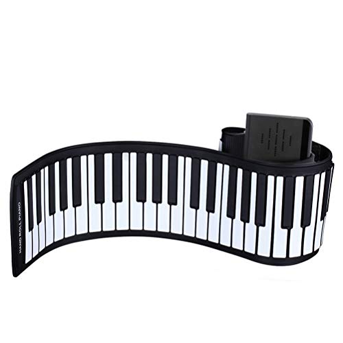 KUANDARM Piano Pliant Main Roll Piano, Portable 66/88 Clé Clavier Épaississement Professionnel Clavier Piano électrique Adulte pour débutant et Enfants débutant - Les Beatles, Paul McCartney, John Lennon, RIngo Starr, George Harrison KUANDARM Piano Pliant Main Roll Piano, Portable 66/88 Clé Clavier Épaississement Professionnel Clavier Piano électrique Adulte pour débutant et Enfants débutant