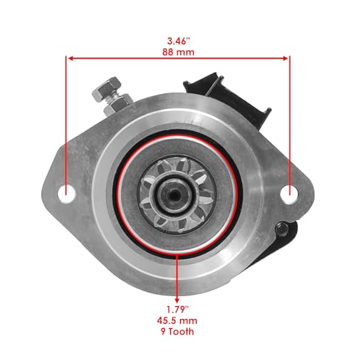 Caltric Starter Motor Compatible with Yamaha Marine Outboard 130 HP 130TLR 20" Remote 1997-2004 miniatura 3