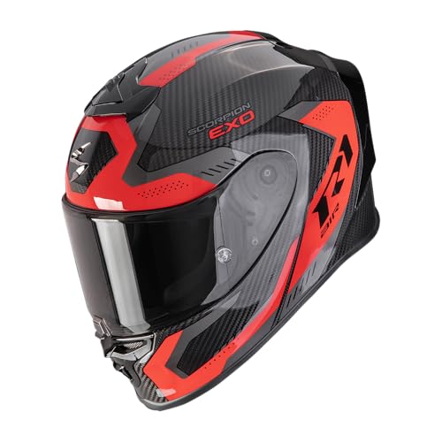 SCORPION EXO-R1 EVO CARBON AIR PROPEL Black-Red M M