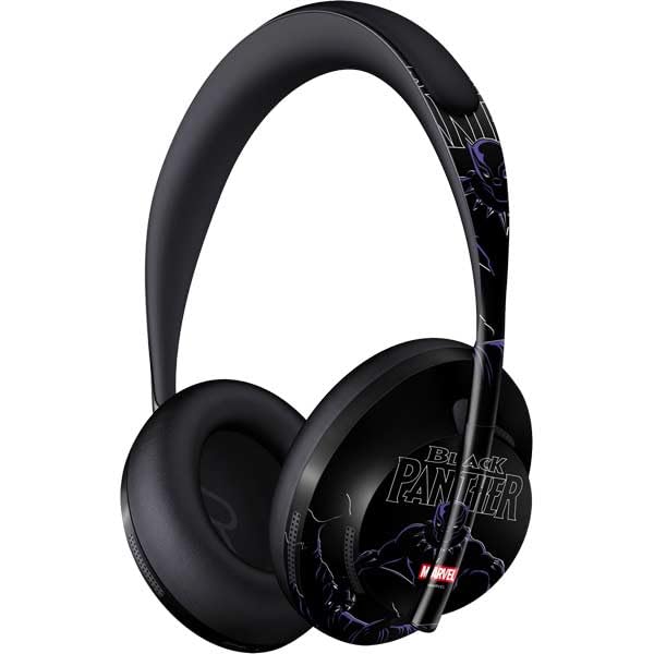 Skinit Decal Audio Skin Compatible with Bose Noise Cancelling Headphones 700 - Officially Licensed Marvel Black Panther Night Time Watch Design