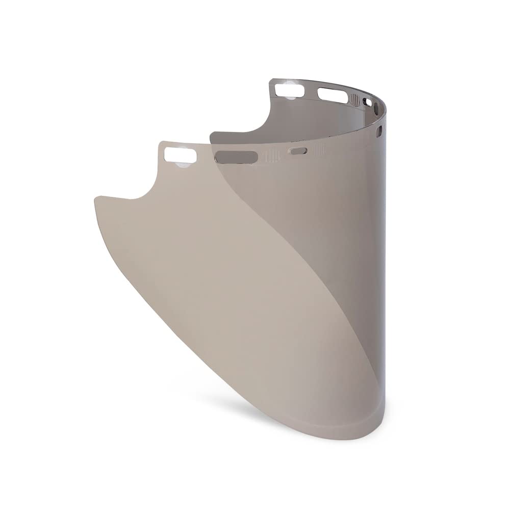 Jackson Safety Heat Resistant Face Shield Window - Gold, Aluminum, & Thermal Reflective - Polycarbonate, Anti-Scratch, High Heat (10"x20"x0.075")